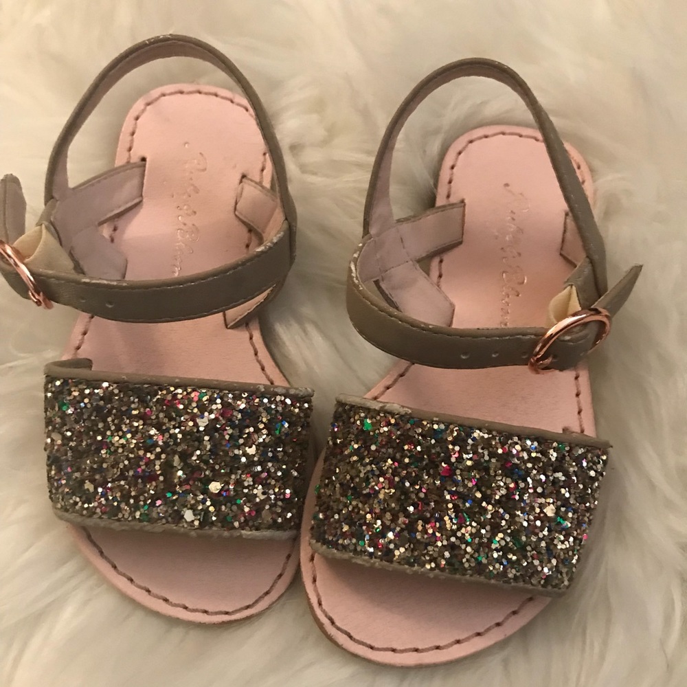 Toddler sparkle sandals by Ruby & Bloom